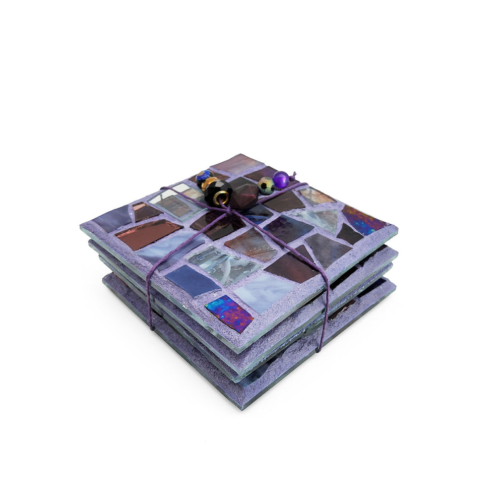 Purple Coaster 4 Pack