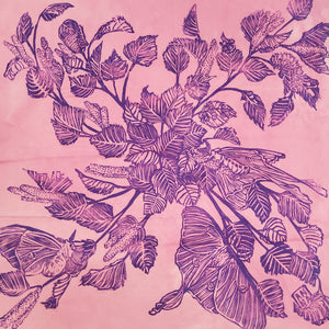 Botanical Handprinted Bandana