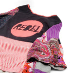 Rebel Patchwork T-shirt Poncho