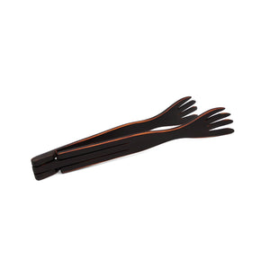 Inside-Out Flame Blackened Forked Tongs