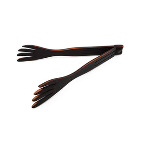 Inside-Out Flame Blackened Forked Tongs