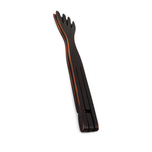 Inside-Out Flame Blackened Forked Tongs