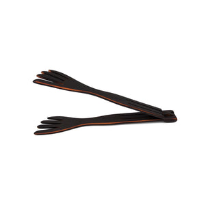 Inside-Out Flame Blackened Forked Tongs