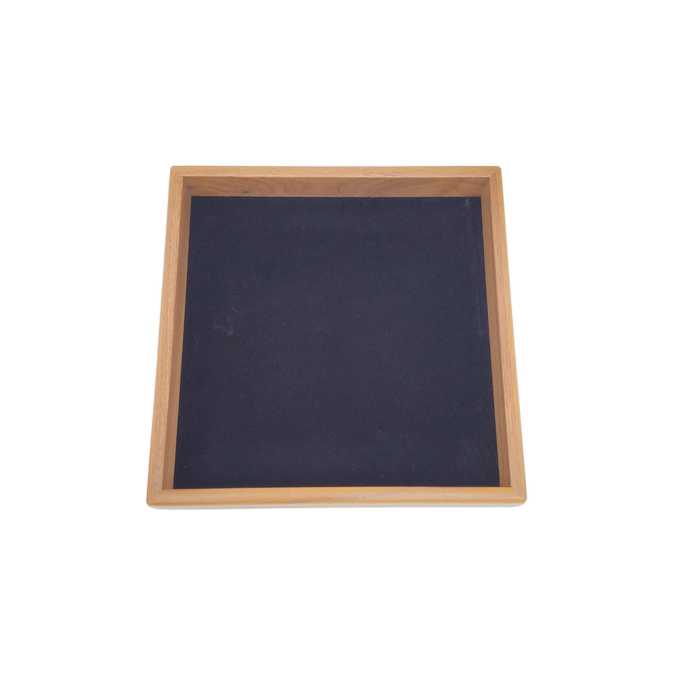 Lined Wood Jewelry Dish
