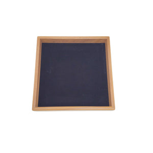 Lined Wood Jewelry Dish