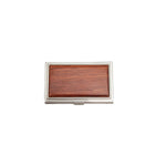 Brown Wood Card Holder