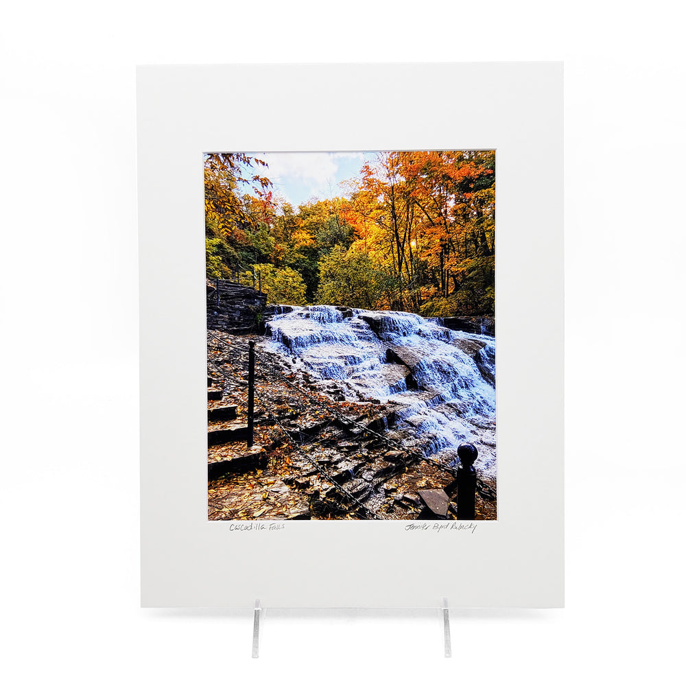 &quot;Cascadilla Falls in Autumn&quot; Print