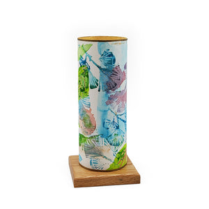 Blue and Green Floral Lantern