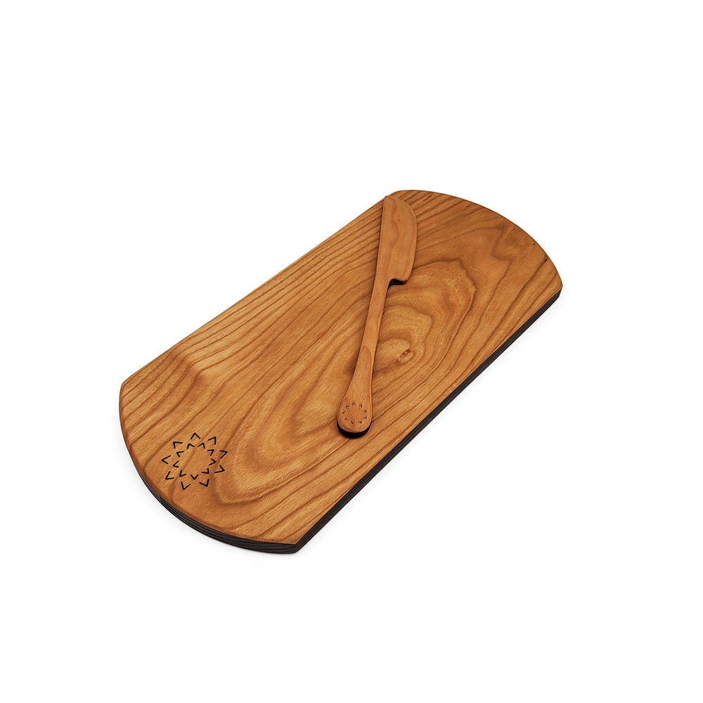 Cheese Board and Spreader Set Star