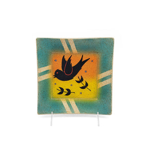Colorful Bird Plate