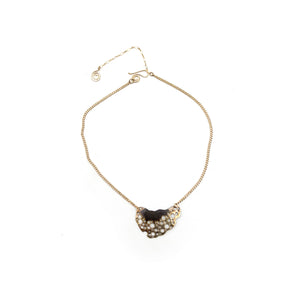 Brass Abstract Organic Necklace