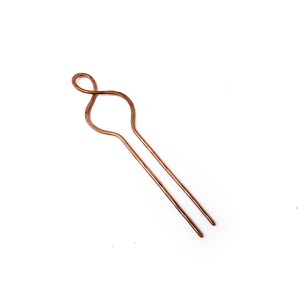 Ornate Copper Hair Pin