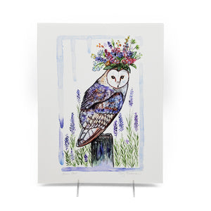 "Barn Owl" Print 9 X 12