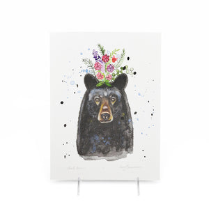 "Black Bear" Print 9 X 12