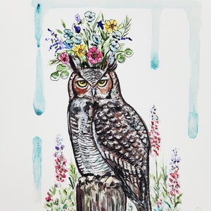 "Great Horned Owl" Print