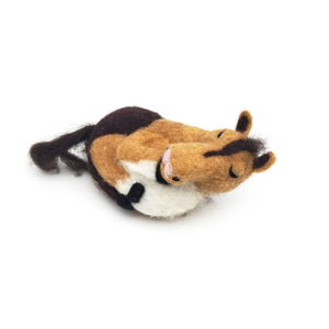 Sleepy Moon Baby Felted Horse