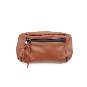 Brown Zippered Hip/Fanny Pouch