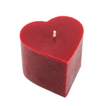 Large Red Heart Candle