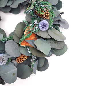 Dried Fruit and Flower Wreath