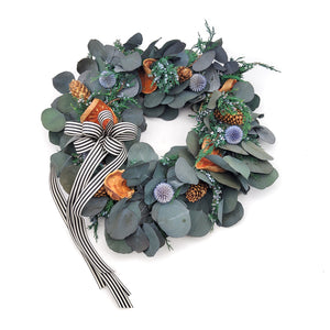 Dried Fruit and Flower Wreath