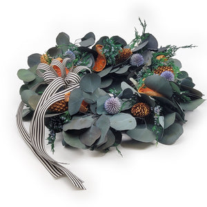 Dried Fruit and Flower Wreath