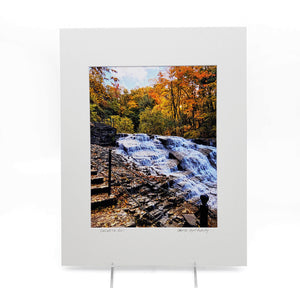 "Cascadilla Falls in Autumn" Print