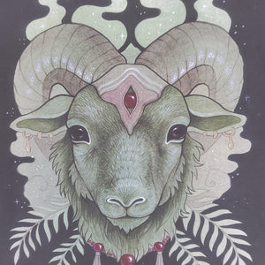 "The Green Buck" Print