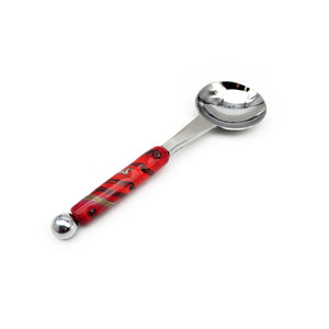 Red Glass Lampwork Coffee Scoup