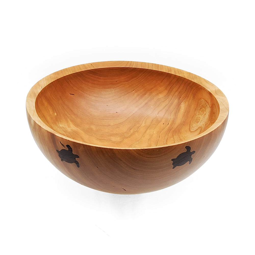 Cherry Turtle Inlay Bowl