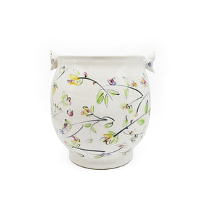Bird and Flower Vase