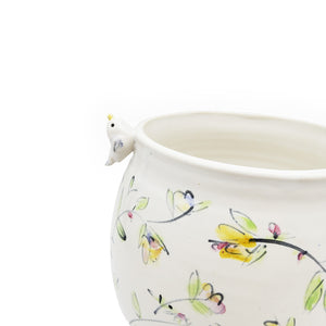 Bird and Flower Vase
