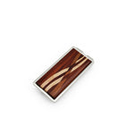 Hardwood Inlay Honey Money Clip