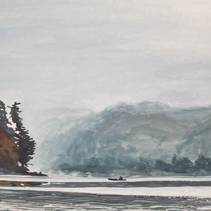 "Fishing in the Fog" Giclee Print