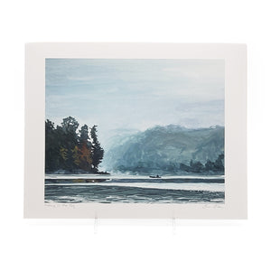 "Fishing in the Fog" Giclee Print
