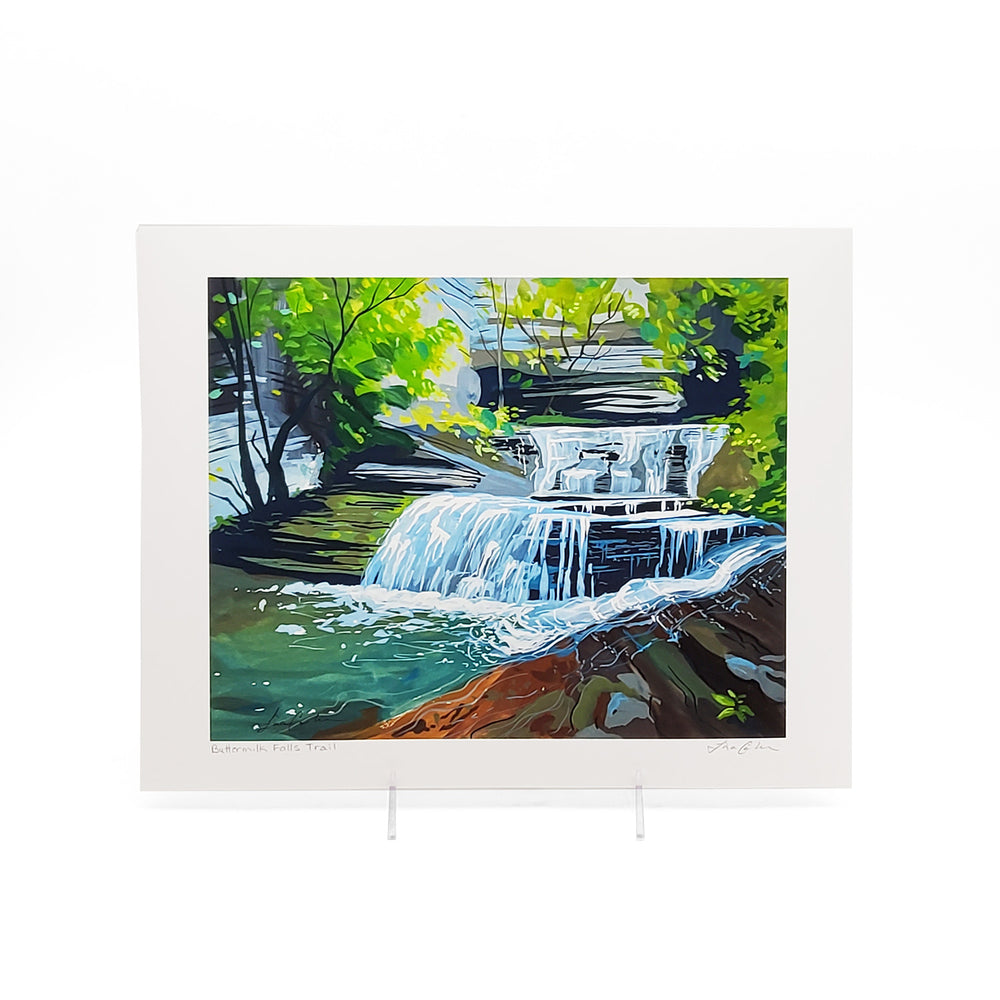 "Buttermilk Falls Trail" Giclee Print