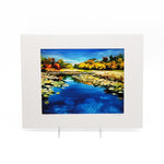 Lily Pond - Fall At Cornell Giclee Print