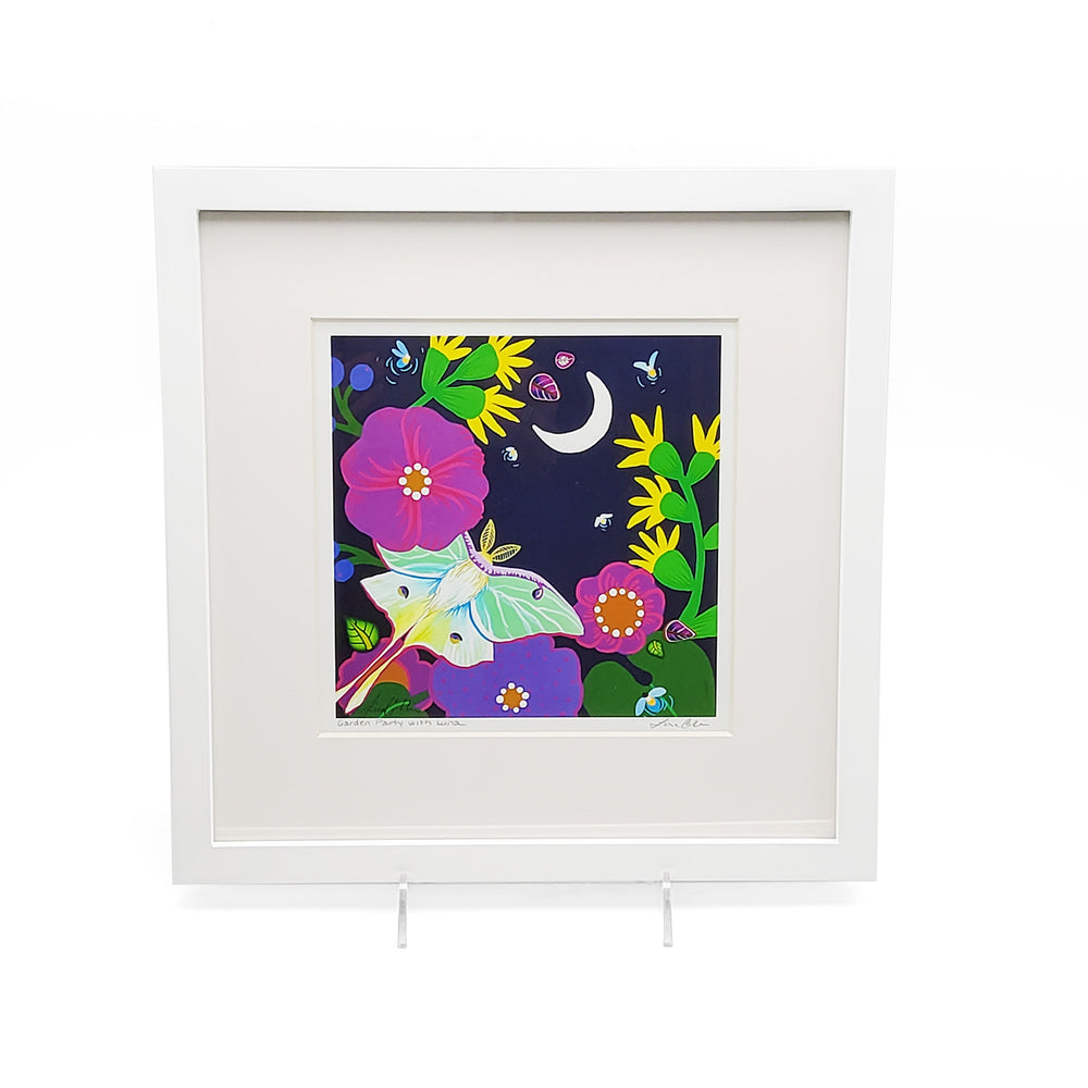 "Garden Party With Luna" Giclee Print