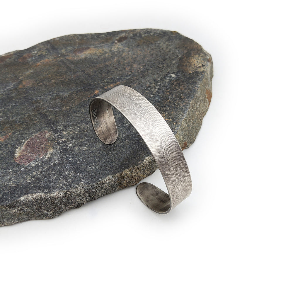 Textured Sterling Silver Cuff #2