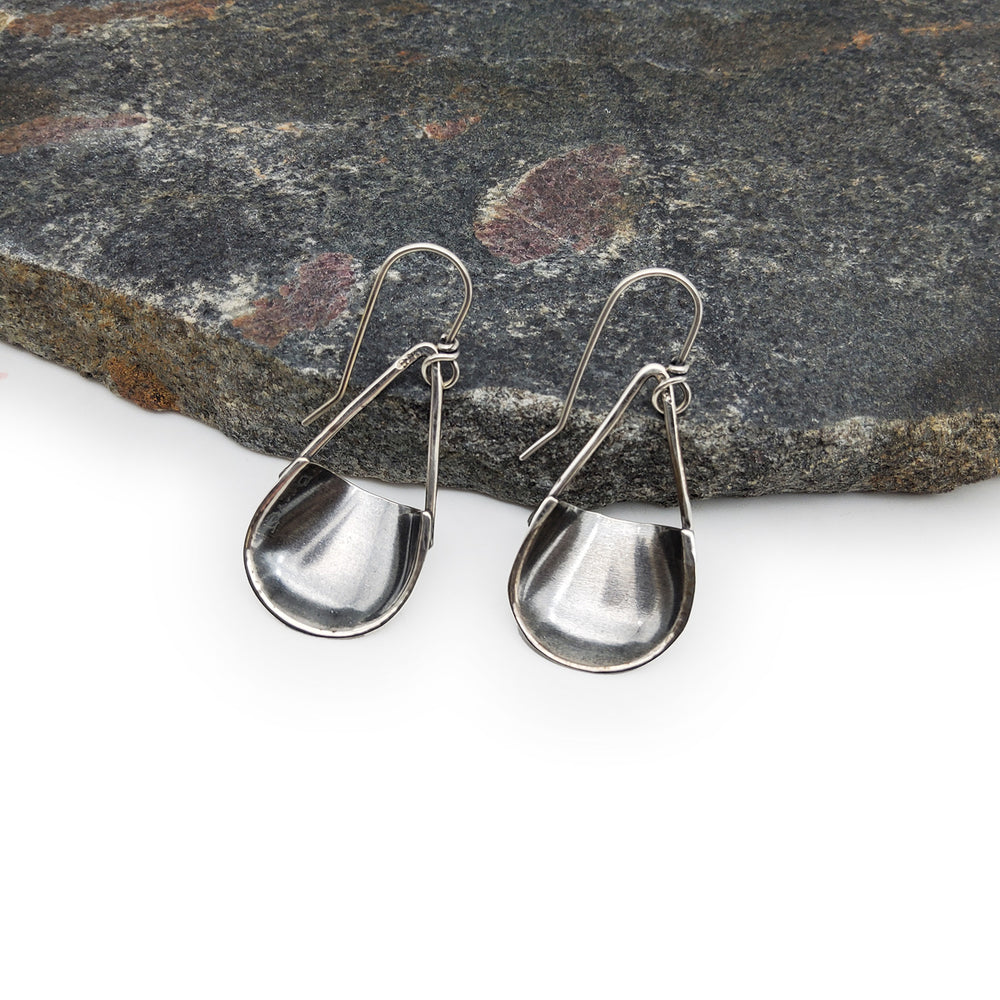 Bag Silver Earrings