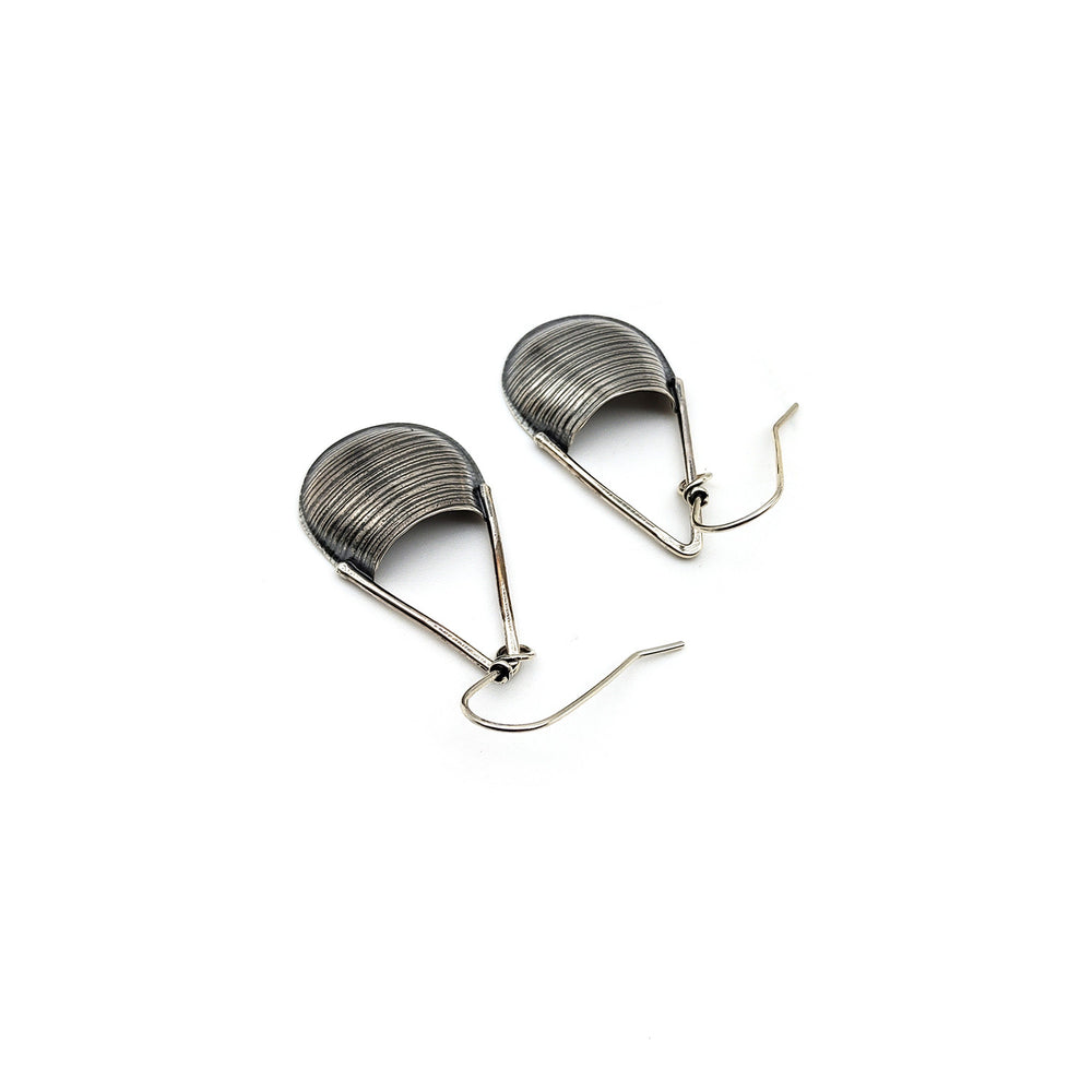 Bag Silver Earrings