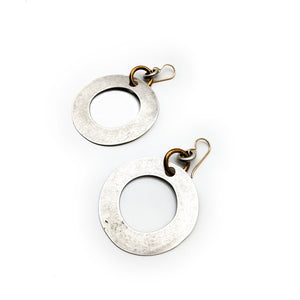 Large Disc Earrings
