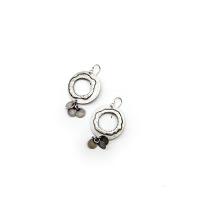Ancient Modern Silver Earrings