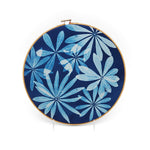 Cyanotype Lupine 12&quot; Hoop