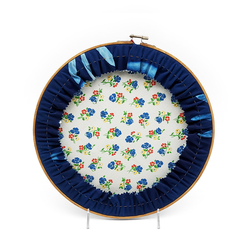 Cyanotype Lupine 12" Hoop