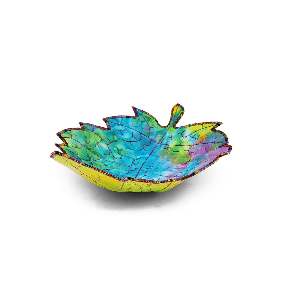 Rainbow Lime Reversable Leaf Bowl