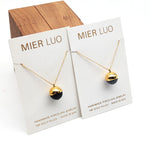 Gold Dipped Pearl Necklace