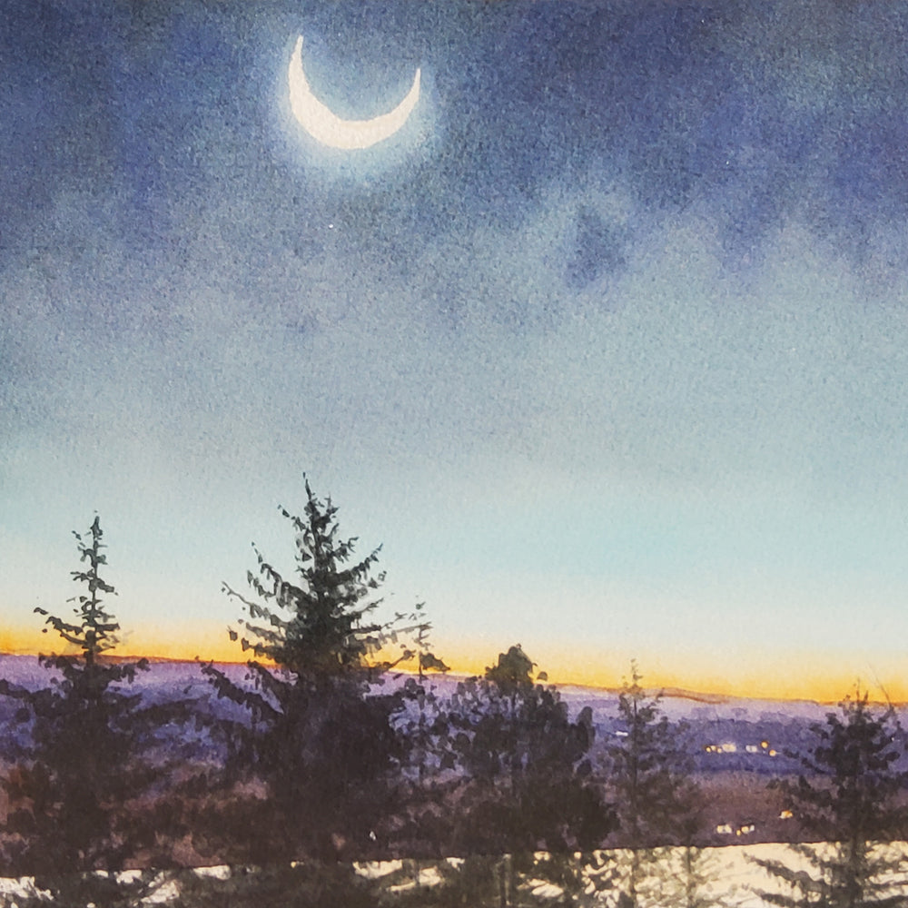 "Cayuga Nightfall" Print