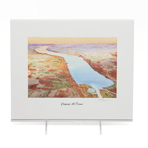 "Cayuga At Dawn" Matted Print