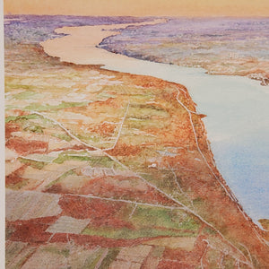"Cayuga At Dawn" Matted Print