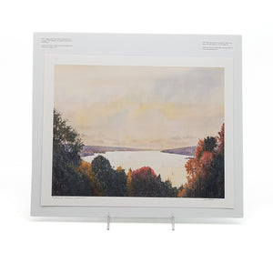 "Cayuga Indian Summer" Matted Print